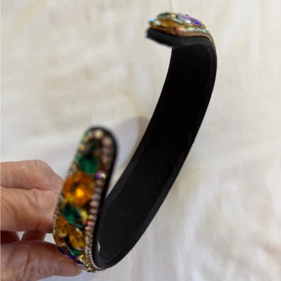 Gemstone Headband rhinestones multicolor - Picture 5 of 13